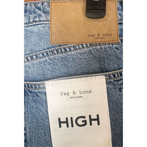 RAG & BONE Alex High Rise Straight Fit Jeans in Color Lucy NWT Size 32 - Picture 7 of 10